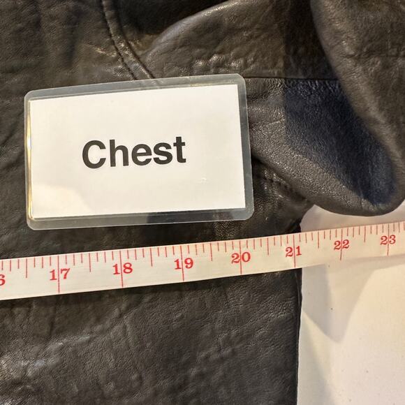 BlankNYC 100% Lambskin Double Down Black Leather Moto Jacket Size Large NWT - Picture 11 of 15